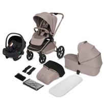 Daugiafunkcis vežimėlis Lionelo Freya 3in1 Beige Sand - automobilinė kėdutė, lopšys ir sportinis vežimėlis