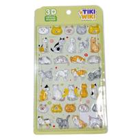 TIKI WIKI 3D lipdukų rinkinys - Crystal: Kitties