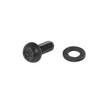 Gertuvės laikiklio varžtas su tarpine // M5x12mm, juodas