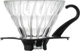 Kavos lašintuvas Hario V60- 01, 0.2 l, skaidri sp./juoda sp.