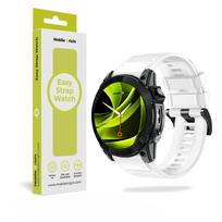 Mobile Origin Easy silikoninė apyrankė laikrodžiui Garmin ES2, 20mm baltos spalvos