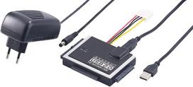 Išorinio kietojo disko dėklas Adapteris kietajam diskui Ide/sata į Usb 3.0 su maitinimo šaltiniu