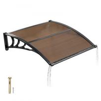 Lauko durų ir langų stogelis CZPC40X40B-C, 965 x 1017 mm, rudas