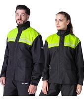 Neperšlampama motociklininko striukė W-TEC Rinstop - Juoda-fluo