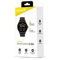 Išmanusis laikrodis TITMO O-150 (AMOLED, „Bluetooth“ skambučiai) juodas