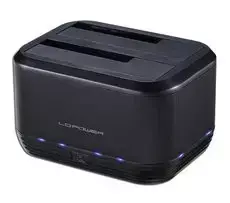 Dviejų lizdų standžiųjų diskų dokas LC-Power LC-DOCK-U3-III