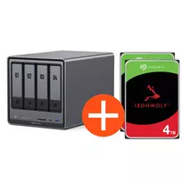 UGREEN NASync DXP4800 Plus NAS sistema 4 lizdų 8TB su 2x Seagate IronWolf ST4000VN006 4 TB | DXP4800 Plus 2x ST4000VN006 | 6941876232611