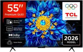 TCL P8L 55P8L televizorius 139,7 cm (55") 4K Ultra HD Smart TV „Wi-Fi“ Juoda 450 cd/m²