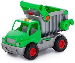 Žaislinis traktorius Wader-Polesie Tipper ConsTruck 0575, žalia sp.