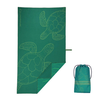 Lifeventure SoftFibre Recycled Towel Giant Turtle – kelioninis rankšluostis 150 × 90 cm
