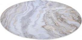 Arozzi Zona Round Floor Pad | White Marble AZ-ZONA-PAD-WTM | 850047390929