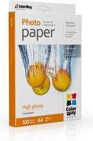 ColorWay Photo Paper, 100 sheets | High Glossy | 180 g/m² | A4 PG180100A4 | 4823108630940