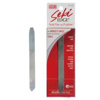 Daugiafunkcė nagų dildė su odelių stūmikliu "Seki EDGE", balta SS-402