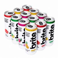 Brite 12 x 330ml skonis - Raudonųjų apelsinų