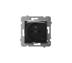 Ospel - Lauko rozetė be rėmelio 230 V ARIA IP44, juoda