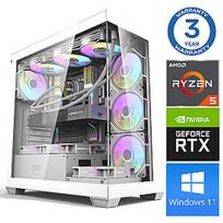 INTOP Ryzen 5 7500F 32GB DDR5 1TB SSD M.2 NVME RTX5060 8GB WIN11