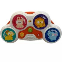 Muzikuojantis ir šviečiantis lietimu valdomas būgnas kūdikiams – 32 cm