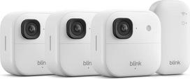 Amazon security camera Blink Outdoor 2K+ (3 Camera System), white