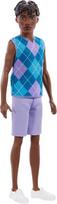 Barbie - Fashionista Ken Doll - Turquoise And Lavender Top (JJN67)