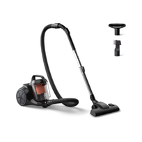 Philips | Vacuum cleaner | XB1142/10 1000 series | Bagless | Power 800 W | Dust capacity 1.3 L | Rich black/Coral moody