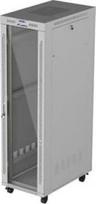 Lanberg 19-inch 42U floor-standing rack cabinet, 600x1000, glass door, LCD (flat-pack), grey