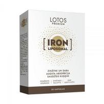 LOTOS PREMIUM maisto papildas IRON LIPOSOMAL, 30 kaps.