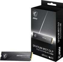 MSI SPATIUM M571 DLP PCIe 5.0 NVMe M.2 4T internal solid state drive 4 TB PCI Express 5.0 3D NAND