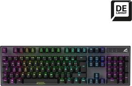 Sharkoon SKILLER SGK20 Brown keyboard Gaming USB QWERTZ German Black