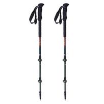 Alpinus Matterhorn Green/Brown Trekingo lazdos 65-135 cm