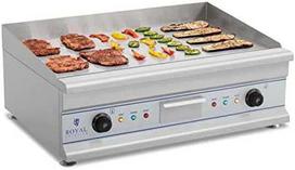 Royal Catering Didelės dvigubos kepsninės, maitinamos 230V, 75cm