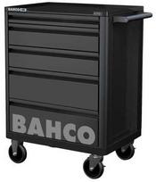 Bahco E72 1472K5BLACK įrankių vežimėlis 26'' 5 stalčiai, juodas