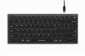 A4Tech FX51 Klaviatūra su laidu (USB) CZ, pilka