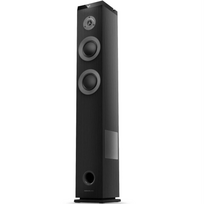 Energy Sistem Garso sistema 2.1 Energy System Tower 5 MAX, „Bluetooth 5.3“, 3,5 mm lizdo sąsaja, galia: 100 W, dažnių juosta 40 Hz ~ 18 kHz, FM dažnis: 87,5–108 MHz, ekranas: LED, atminties kortelių palaikymas: „Micro SD“ ir USB atmintinės iki 128GB, pridedamas nuotolinio valdymo pultas, medžiaga: mediena, matmenys
