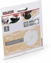 Kreator KRT230558 - 5 vnt. G180 švitrinio popieriaus, 125 mm
