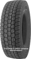 Padanga 315/70R22.5 GRD2+ Advance 20PR 156/150L TL M+S 3PMSF,  315/70 R22.5