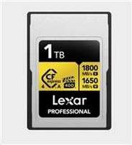 „Lexar Professional Gold CFexpress“ 1 TB atminties kortelė (LCAGOLD001T-RNENG)