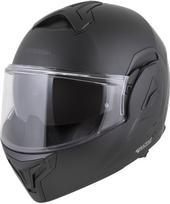 Atverčiamas motociklininko šalmas Cassida MultiFlip Solid BlackOut P/J - Matinė juoda/juoda