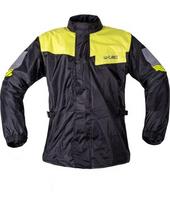 Motociklininko lietaus striukė W-TEC Igava – 2 rūšis - Juoda/fluo žalia