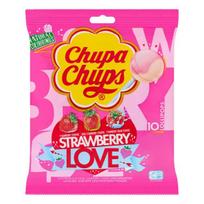 CHUPA CHUPS braškių mylėtojai ledinukai ant pagaliuko (10) 120g