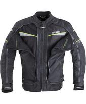 Vyriška motociklininko striukė W-TEC Progair - Juoda-fluo