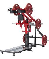 Pritūpimų treniruoklis stovint Steelflex Plateload Line PLSS - Juoda/raudona