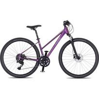 Moteriškas kroso dviratis 4EVER Pulse Disc 28” – 2026 - Violetinė/holograma
