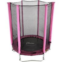 Batutas Plum Junior su apsauginiu tinklu, rožinis, 4 ft