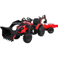 Akumuliatorinis traktorius su priekaba Buggy 720-T, raudonas
