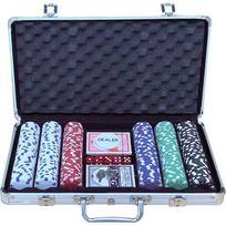 Pokerio rinkinys Buffalo lagamine su 300 žetonų