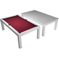 Biliardo stalas Dynamic Mozart – matinis baltas, 7 pėdų