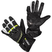 Motociklininkų pirštinės W-TEC Evolation - Juoda-balta-fluo