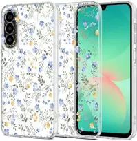 Tech-Protect FlexAir+ dėklas skirtas Samsung Galaxy A17 4G / 5G – Daisies with Leaves