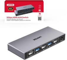 Unitek Przełącznik KVM 4K@60Hz USB 3.0 HDMI | V1309AGY01-EU | 4894160057136