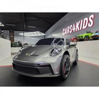 Elektrinis vaikiškas automobilis Porsche 911 GT3, 24 V, metalinės pilkos spalvos